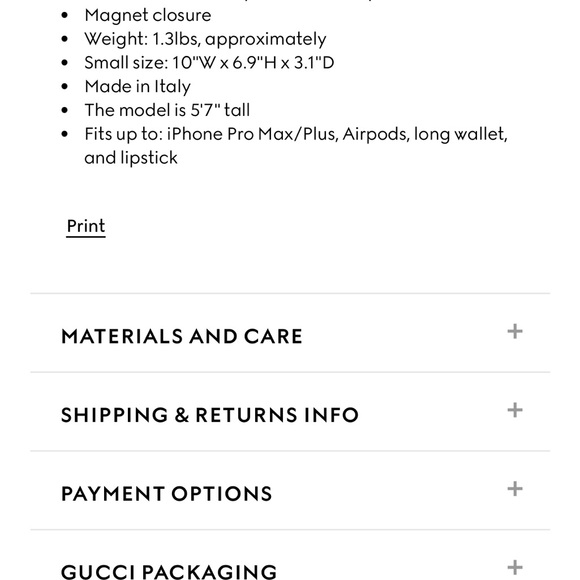 Gucci Ophedia chain shoulder bag SZ. Small - Picture 10 of 10